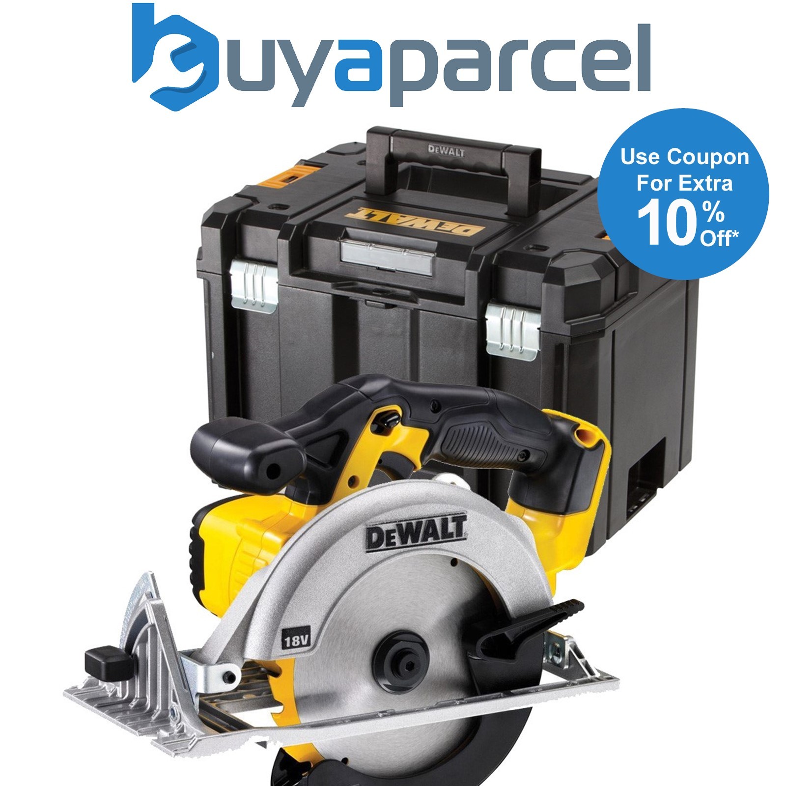 DeWalt 18v DCS391N Heavy Duty XR 165mm Circular Saw Bare - Includes Tstak Case