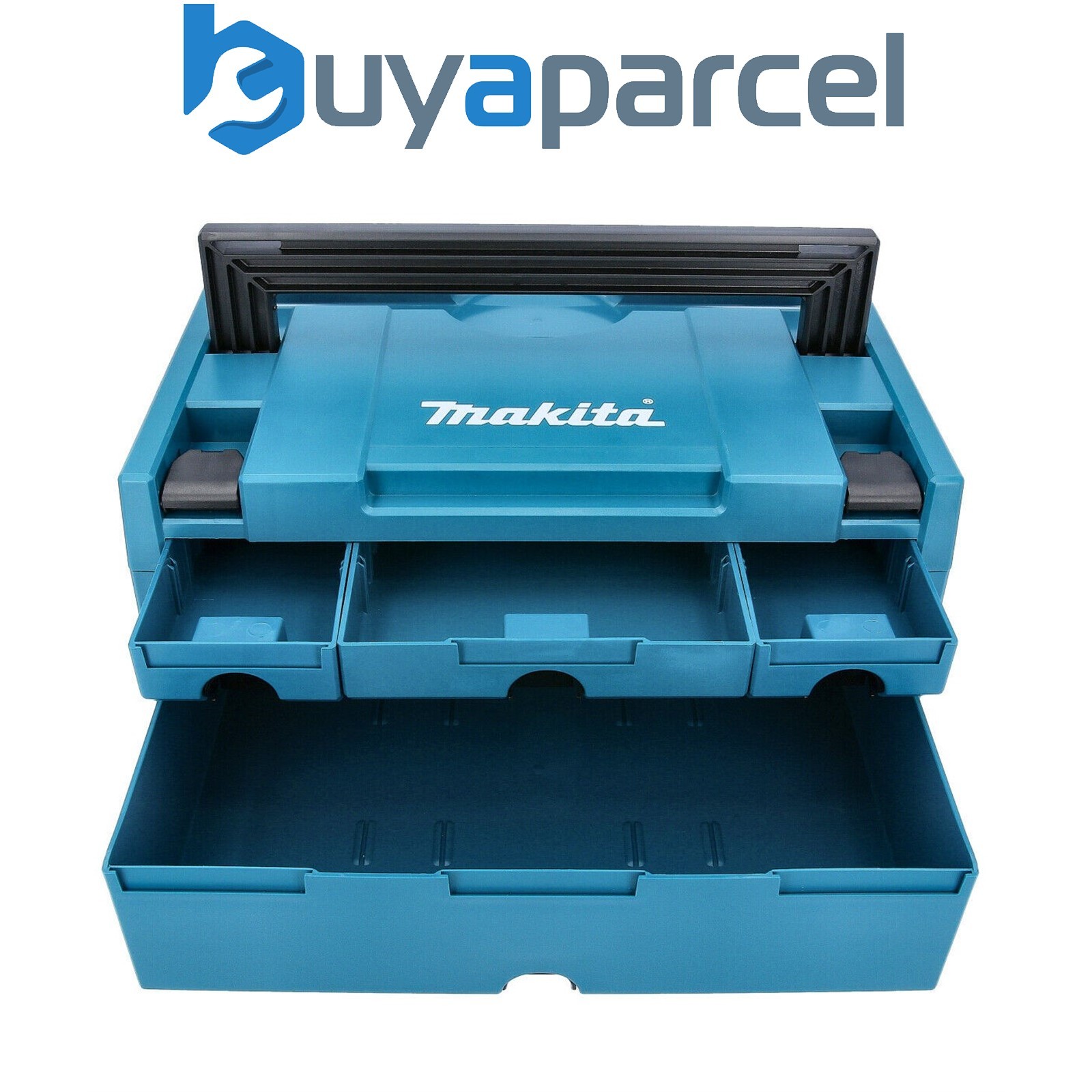 Makita P-84311 MAKPAC 4 Drawer Stacking Connector Tool Case TYPE 3 + 4 Draws