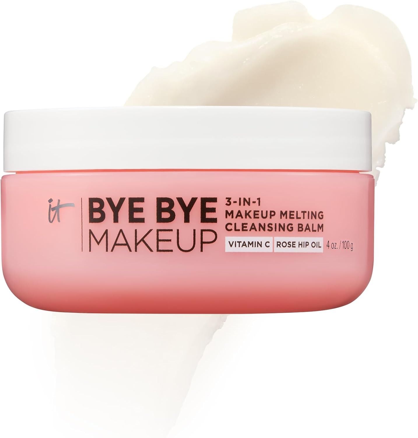 IT Cosmetics Bye Bye Makeup 3-in-1 Makeup Melting Balm, Removes Makeup and Impu