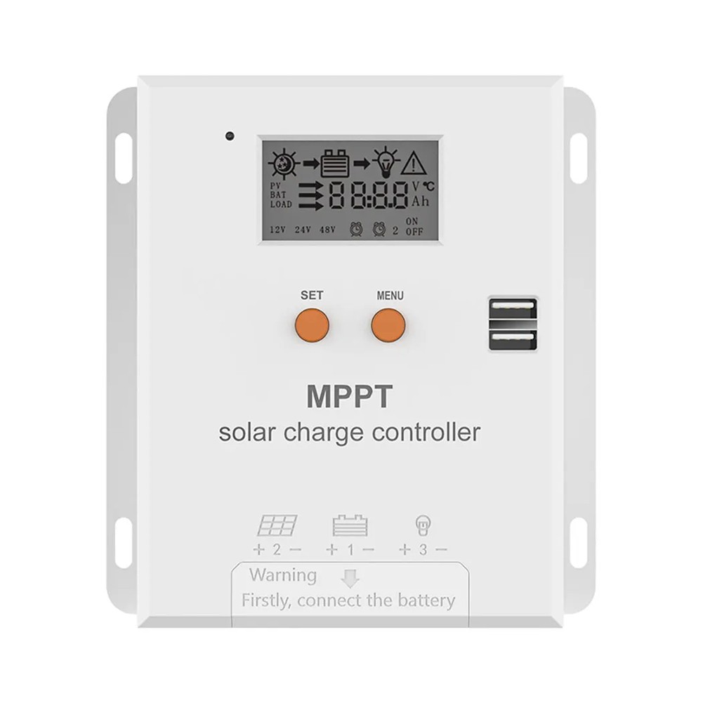 MPPT 20A Solar Controller 12V 24V Battery Regulator with LCD Display for ,9921