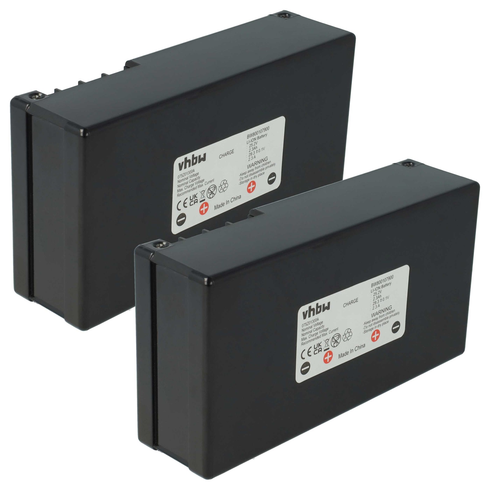 2x Battery for Alpina AR2 1200 AR 1 500 124563 AR1 291868 2300mAh 25.2V