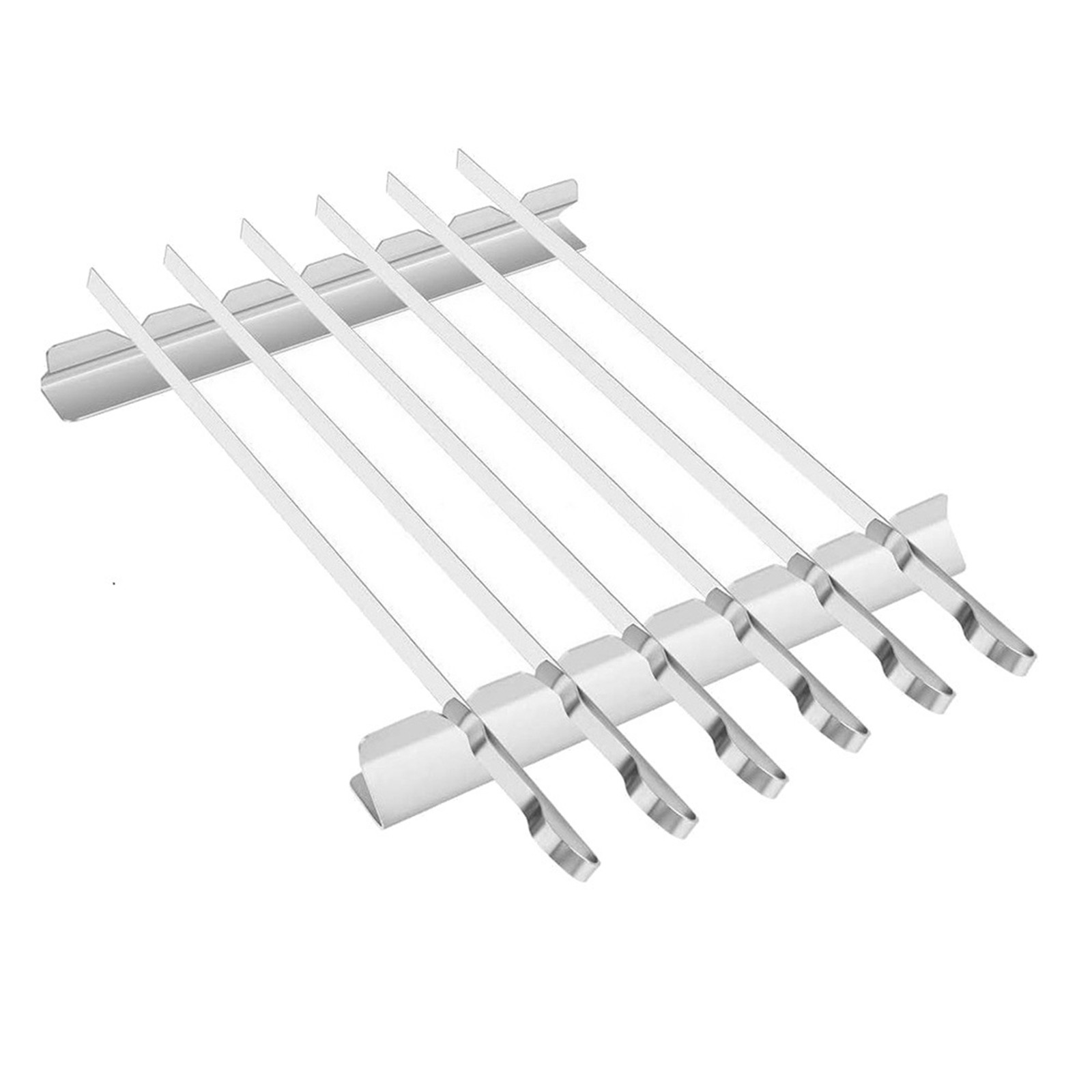 Stainless Steel Barbecue Skewers -Robust Skewers with Grill Frame for Meat,7169