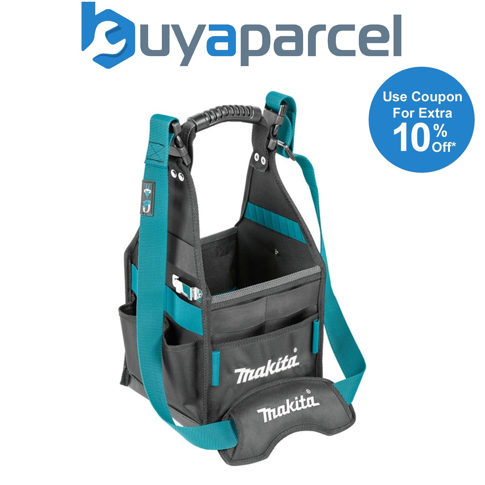 Makita E-15453 Ultimate 4 Side Square Work Tool Tote Bag Strap Belt System