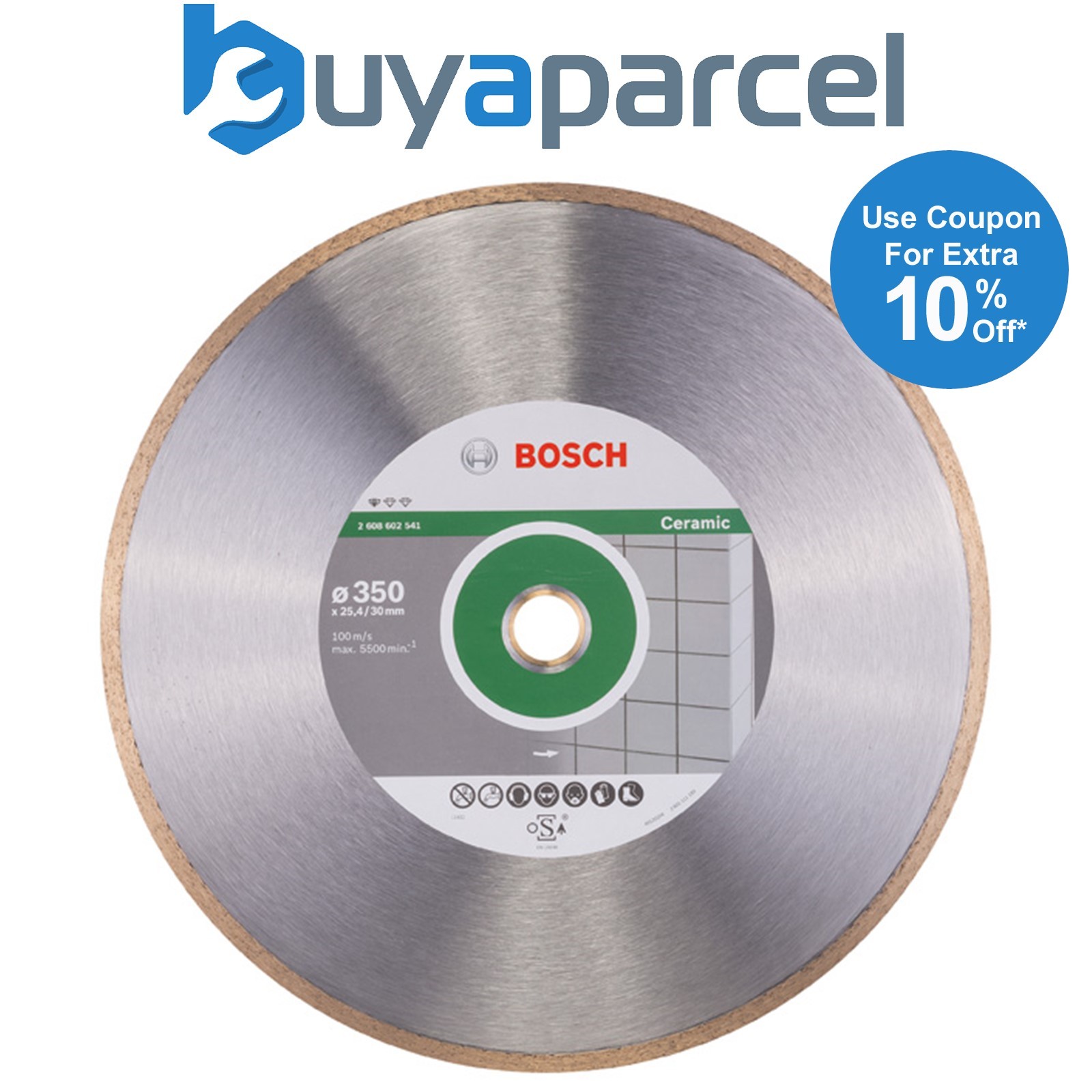 Bosch Diamond cutting discs Standard for Ceramic diamond cutting disc 2608602541