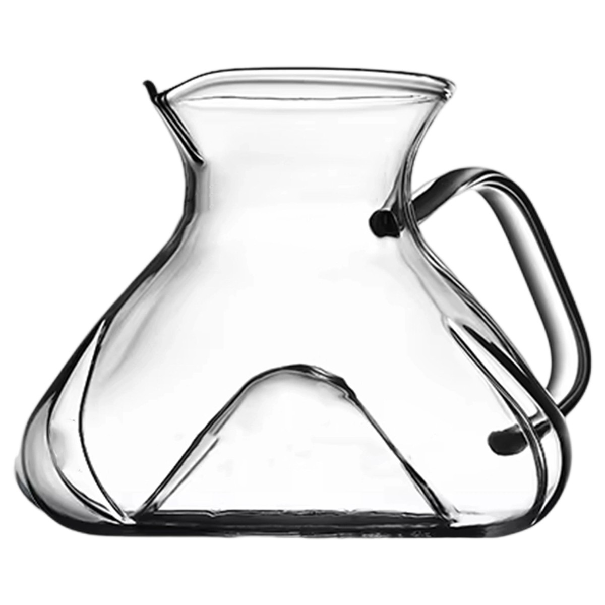 Carafe Sharing Pot 450ml Glass Brew Coffee Utensil Water Level Display 5353