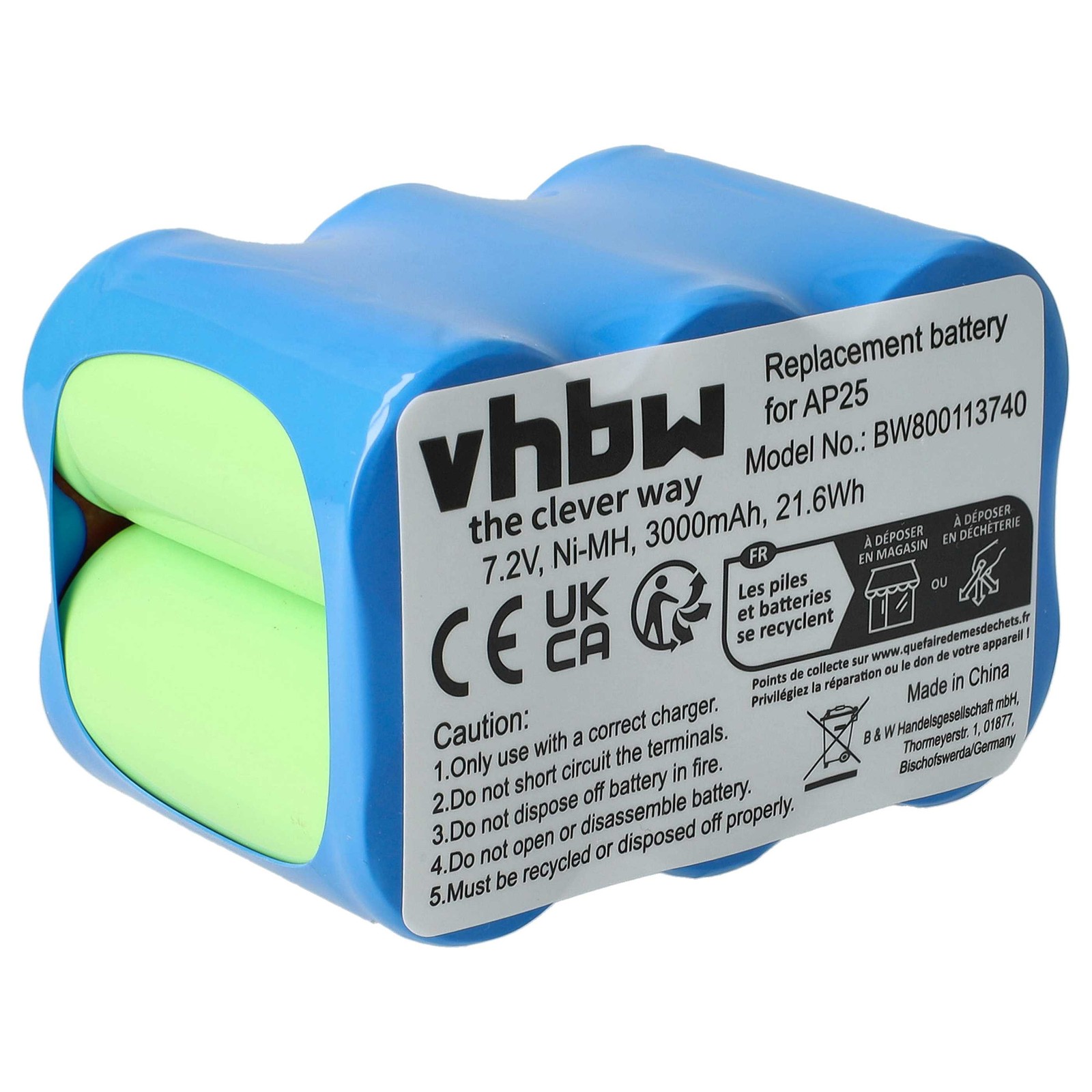 Battery for Pellenc AP25 3Ah 7.2V