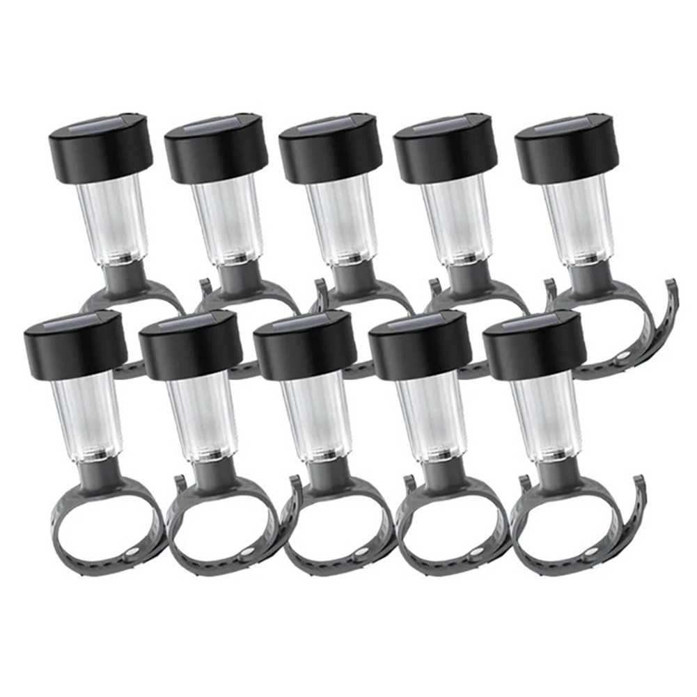 3X(10Packs LED Solar Lamp Pool Lights Outdoor Swimming Pool Fence Garden4927