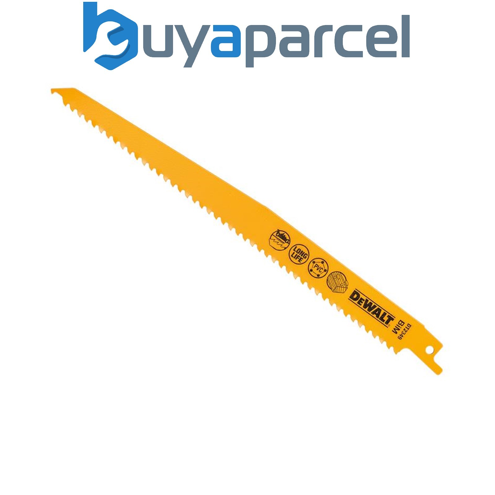 5 x Dewalt DT2349-QZ Bi-Metal Reciprocating Blade for Wood with Nails 228mm