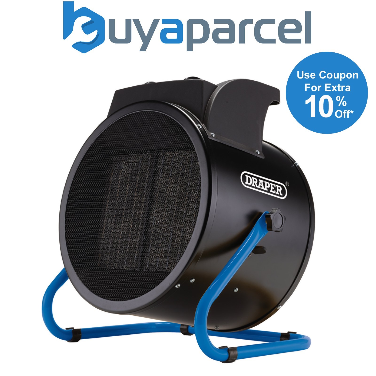 Draper 04570 400V PTC Electric Space Heater, 9kW, 30708 BTU