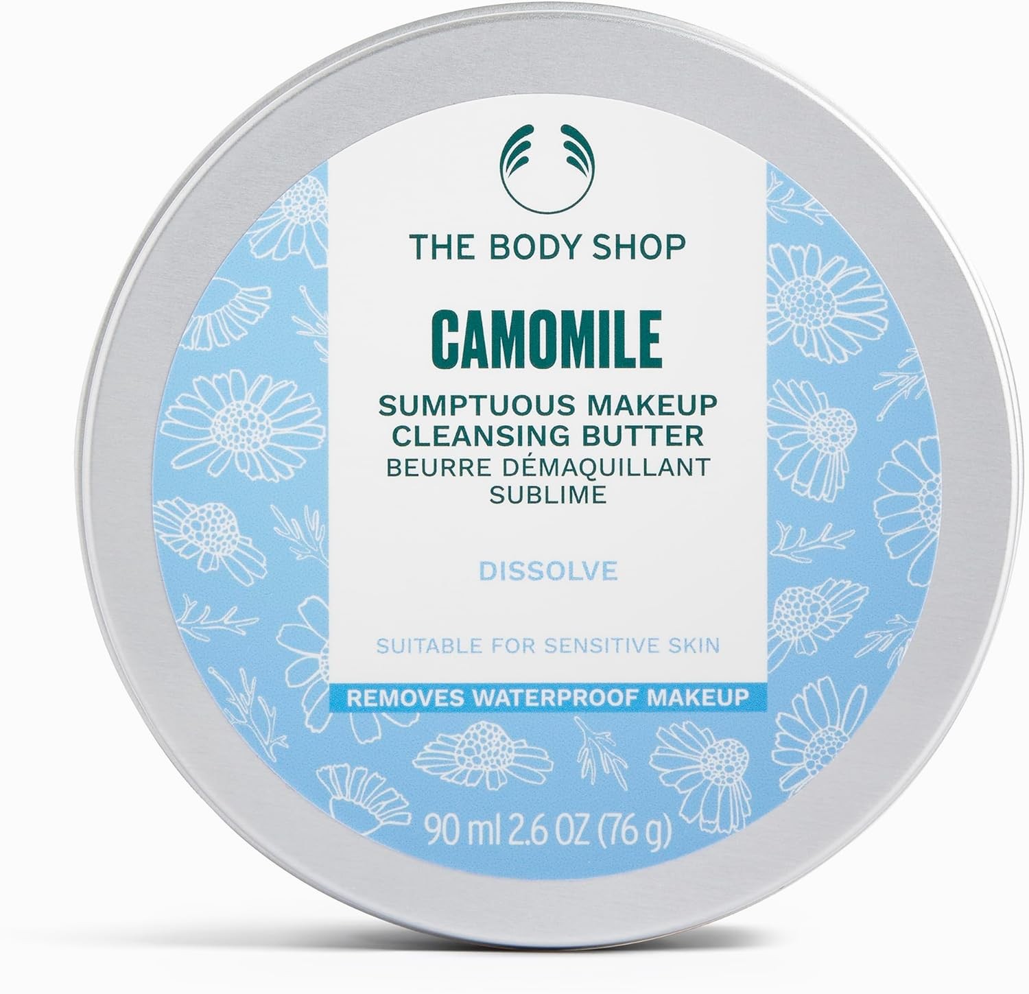 The Body Shop Camomile Sumptuous Makeup Cleansing Butter (1x 90ml), Lightweight