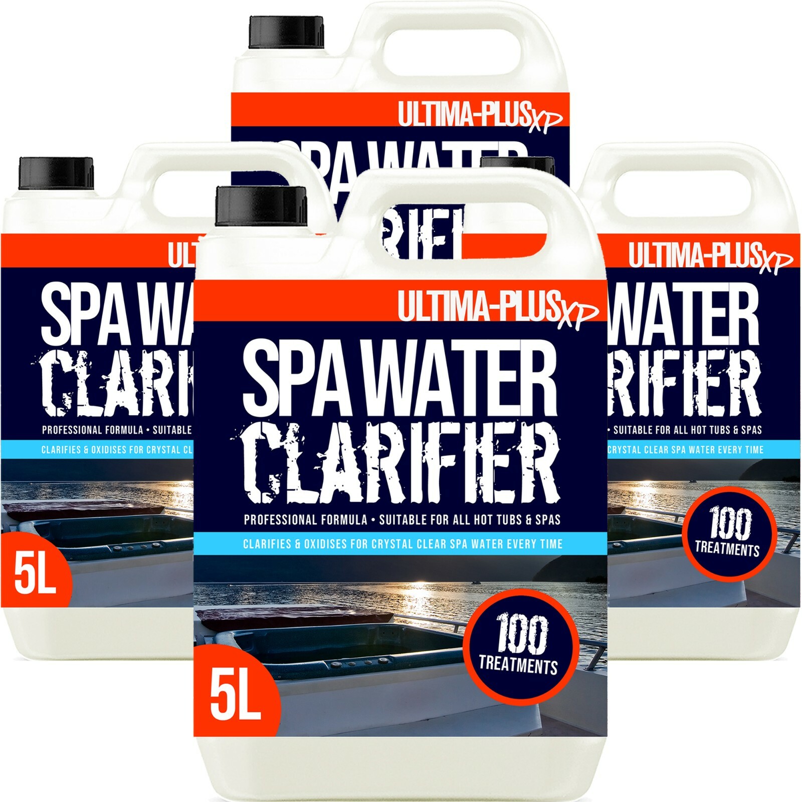 Ultima Plus Hot Tub Pool Spa Water Clarifier Clears Cloudy Dull Water 20L