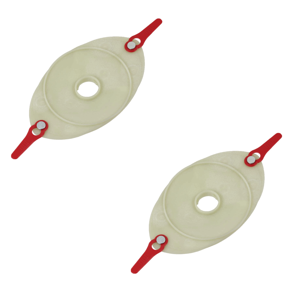 2 Pack Of ALM GP296 Lawnmower Mounting Discs Fits Challenge Powerbase Qualcast