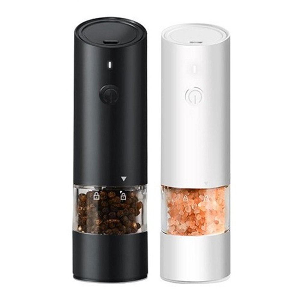 Electric Salt and Pepper Grinder Set, USB Rechargeable,Automatic Salt and1006
