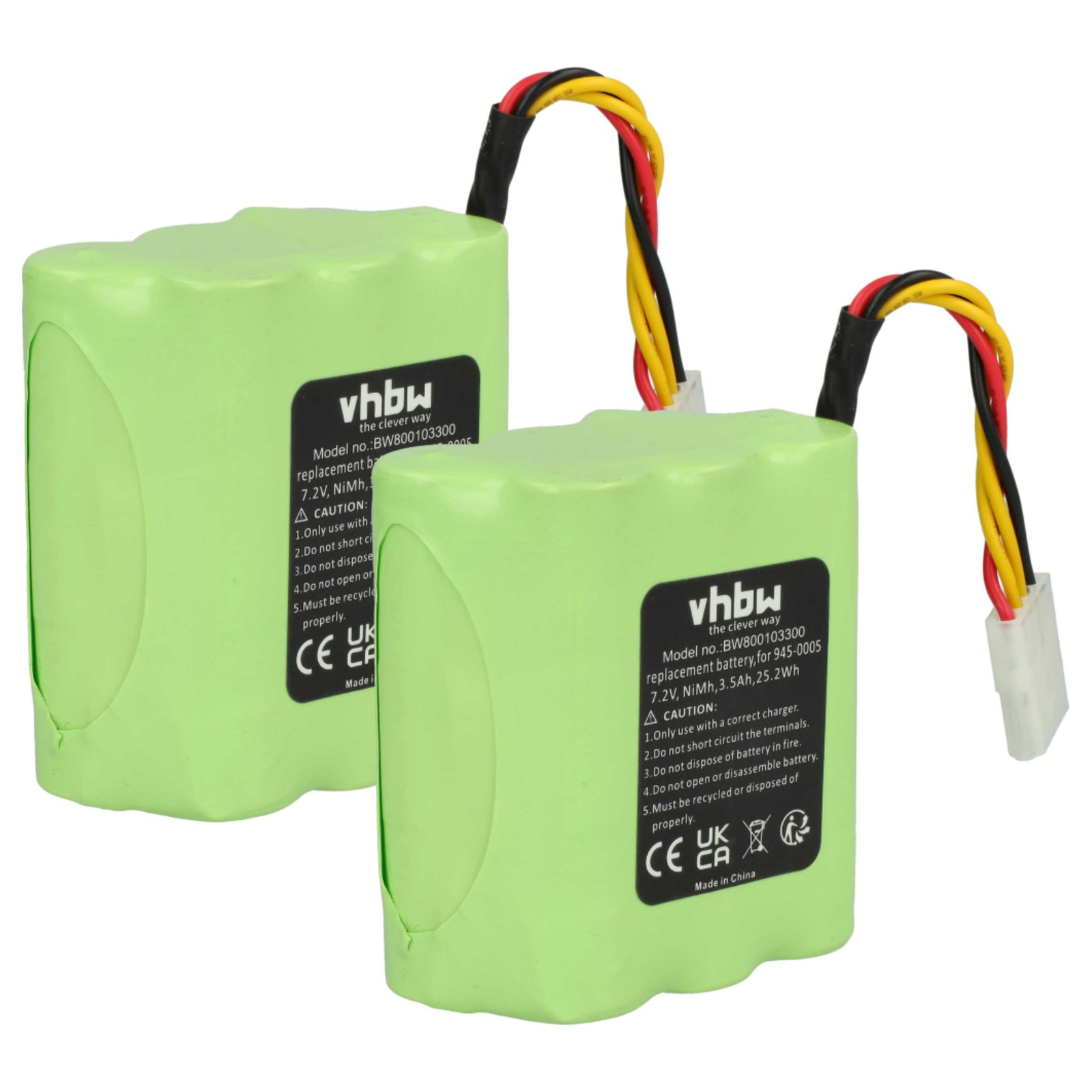 2x Battery for Neato XV-11 XV-21 XV-12 XV-14 XV-15 Signature Pro 3500mAh 7.2V