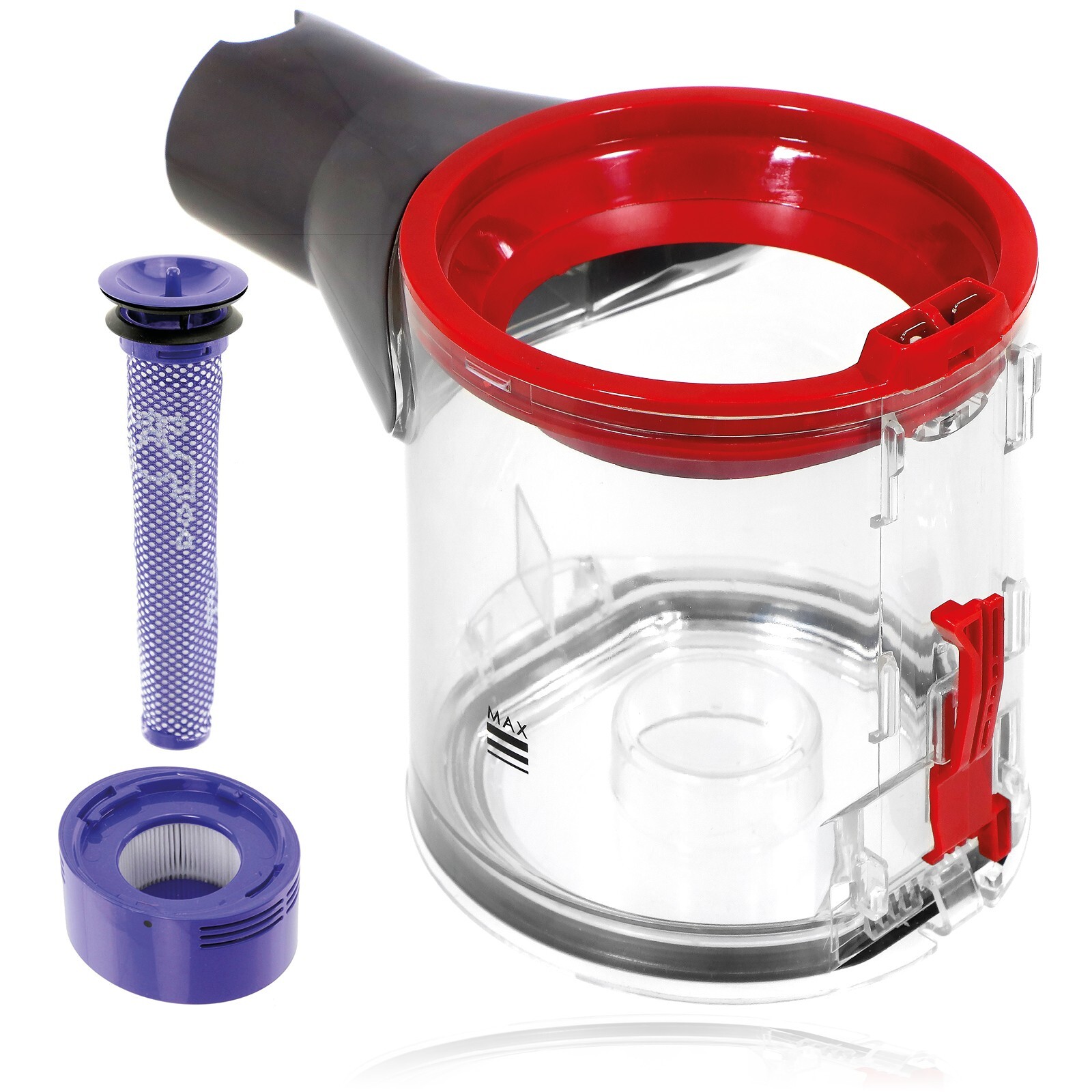Dust Dirt Bin for Dyson V7 V8 SV10 SV11 Vacuum Cleaner Container + filters