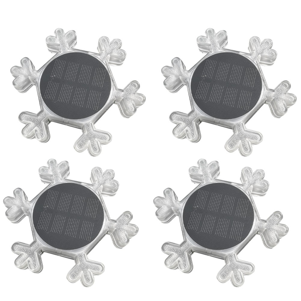 Solar Ground Lights,4 Pack In-Ground Lights 6 LED Garden Lights Patio9752