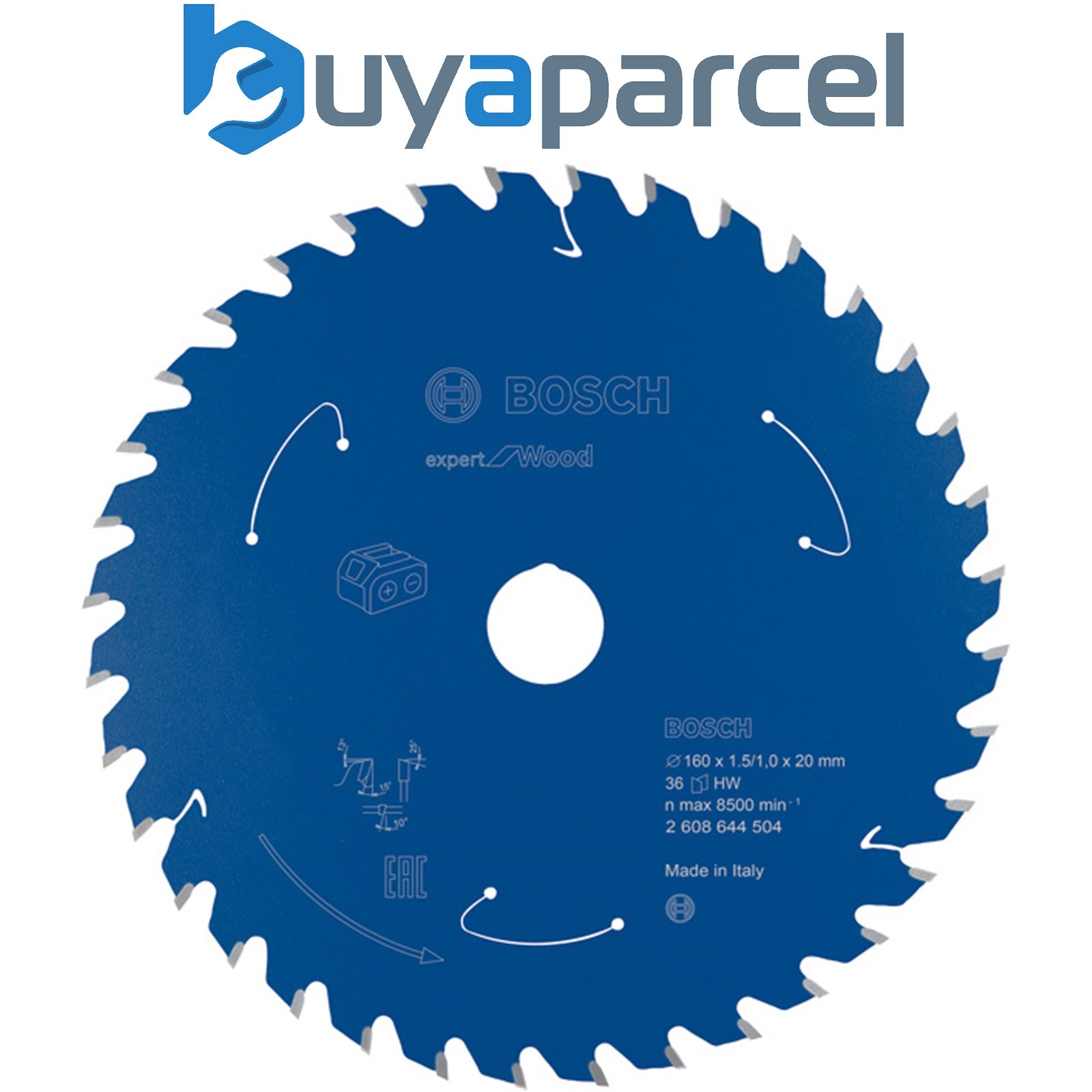 Bosch Expert Wood Circular Saw Blade Cordless Saws 160x1.5/1x20 T36 2608644504