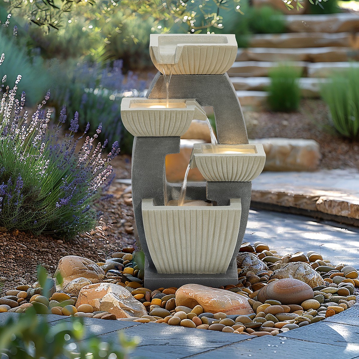 Charles Bentley Elbe Cascading Water Feature