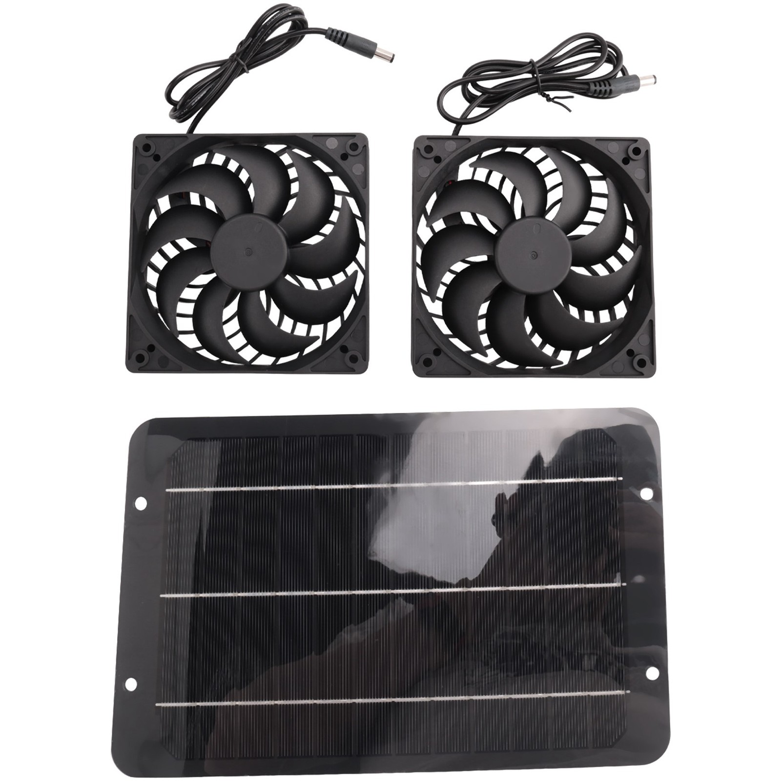 12V Solar Exhausts Fan 6 Inch Ventilator Solar Panel Powered Fan Air4835
