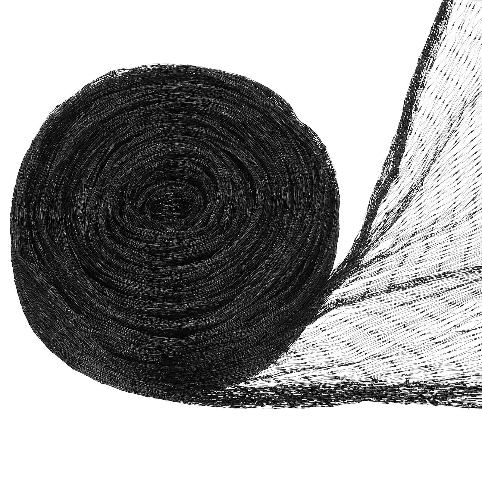 6Pcs 13x39Ft Bird Netting Garden Mesh Netting Gardening Protection Net Black