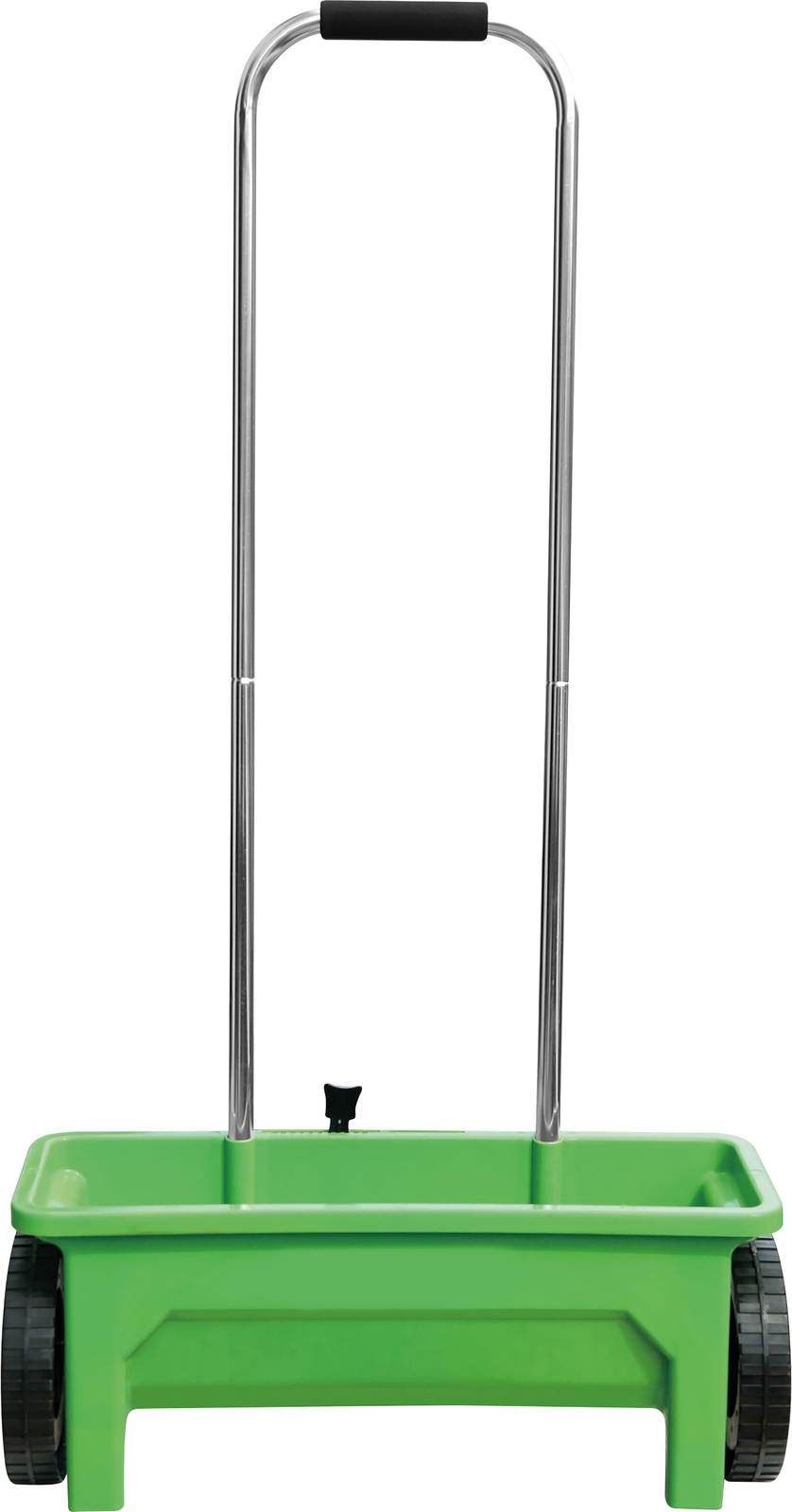 Garden Lawn Grass Seed Fertiliser Spreader with Handle and Wheels 12L Capacity
