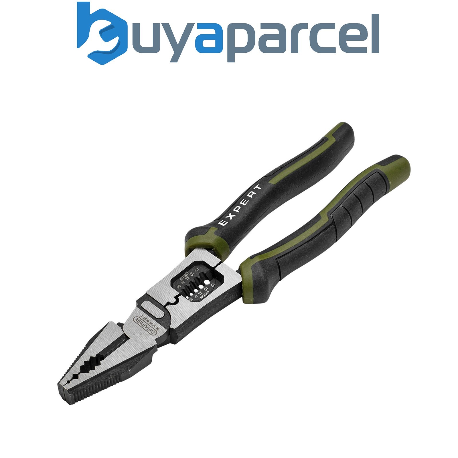 Draper 28525 Draper Expert Combination Pliers with Wire Stripper, 200mm