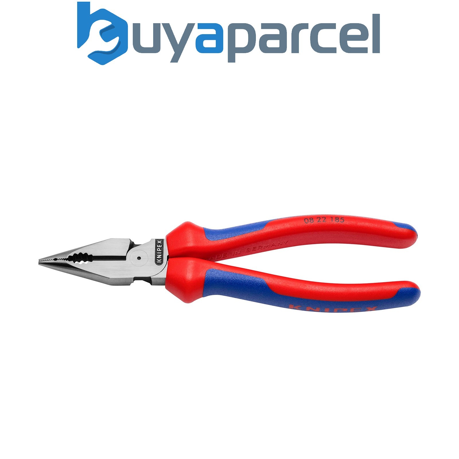 Draper 13179 KNIPEX 08 22 185 SB Needle-Nose Combination Pliers with multi-compo