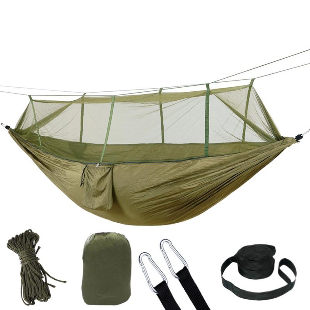 Camping Hammock with Net 2 Person Hammock with Net Mesh Outdoor Must-Haves8680