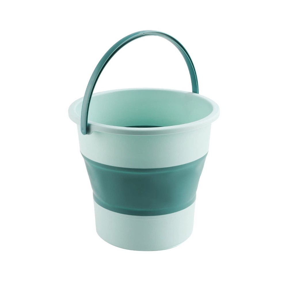 3X( Bucket, Plastic Bucket, Telescopic Portable Foot3586