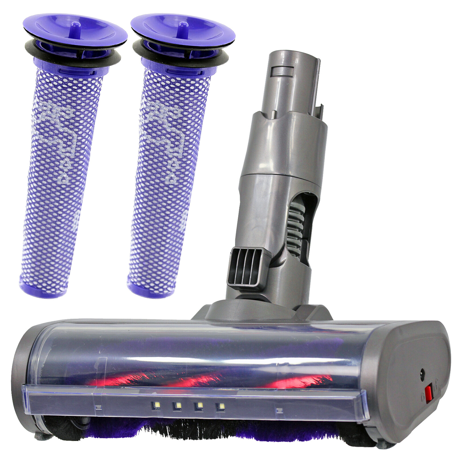 Floor Tool Carbon Fibre + Pre Motor Filter x 2 for DYSON DC61 Vacuum Cleaner