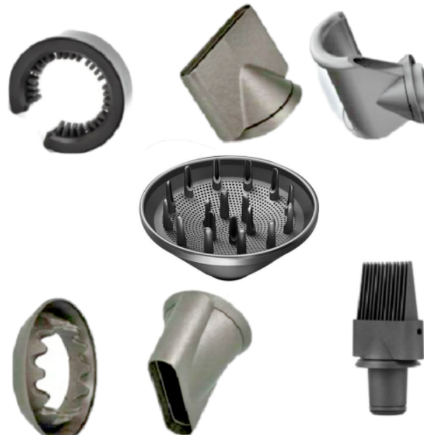 for DYSON Supersonic HD01 HD02 03 04 07 HD08 Hair Dryer 7-Piece Accessory Kit