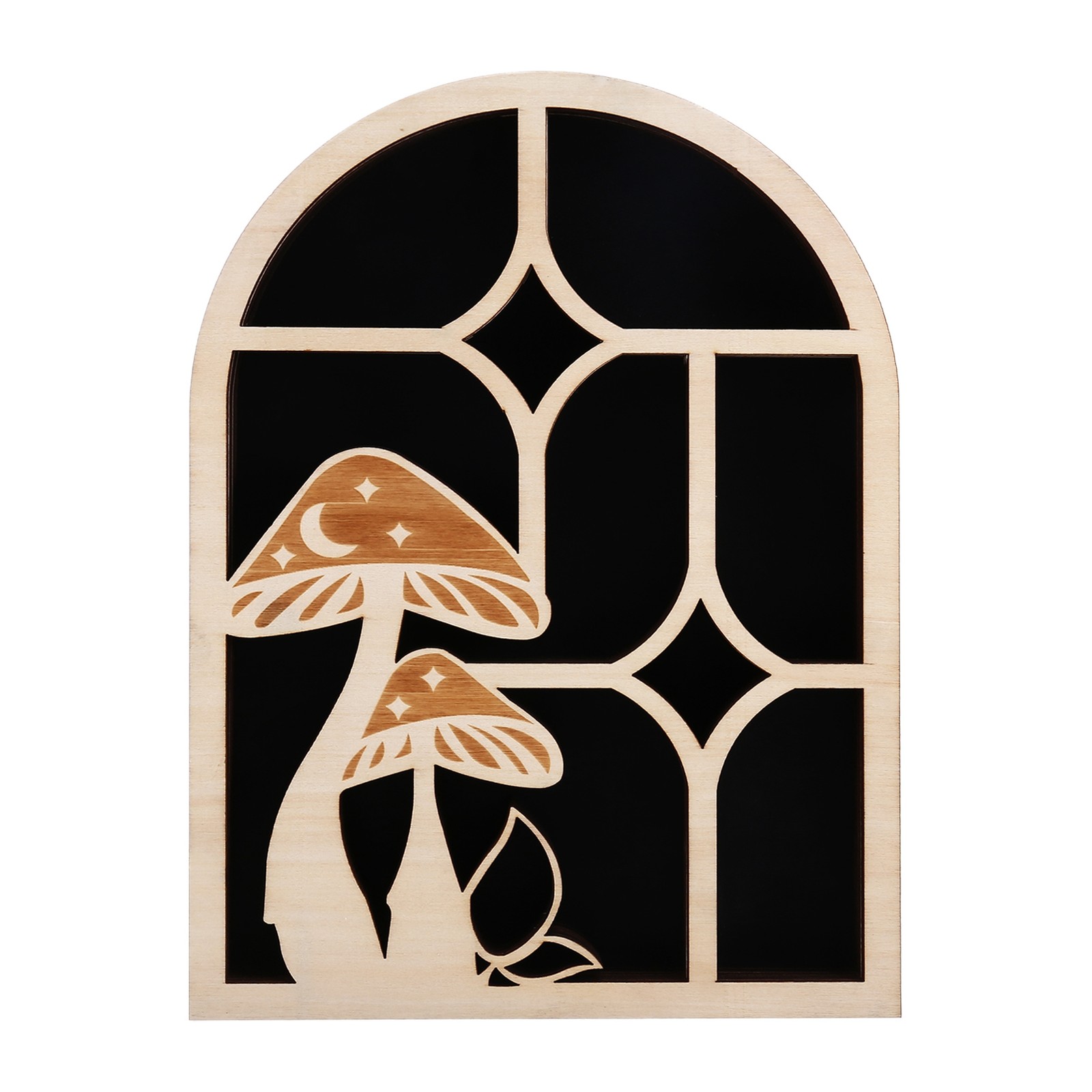Arched Crystal Shelf Mushroom Arched Display Shelf Wall Shelf Wall6983