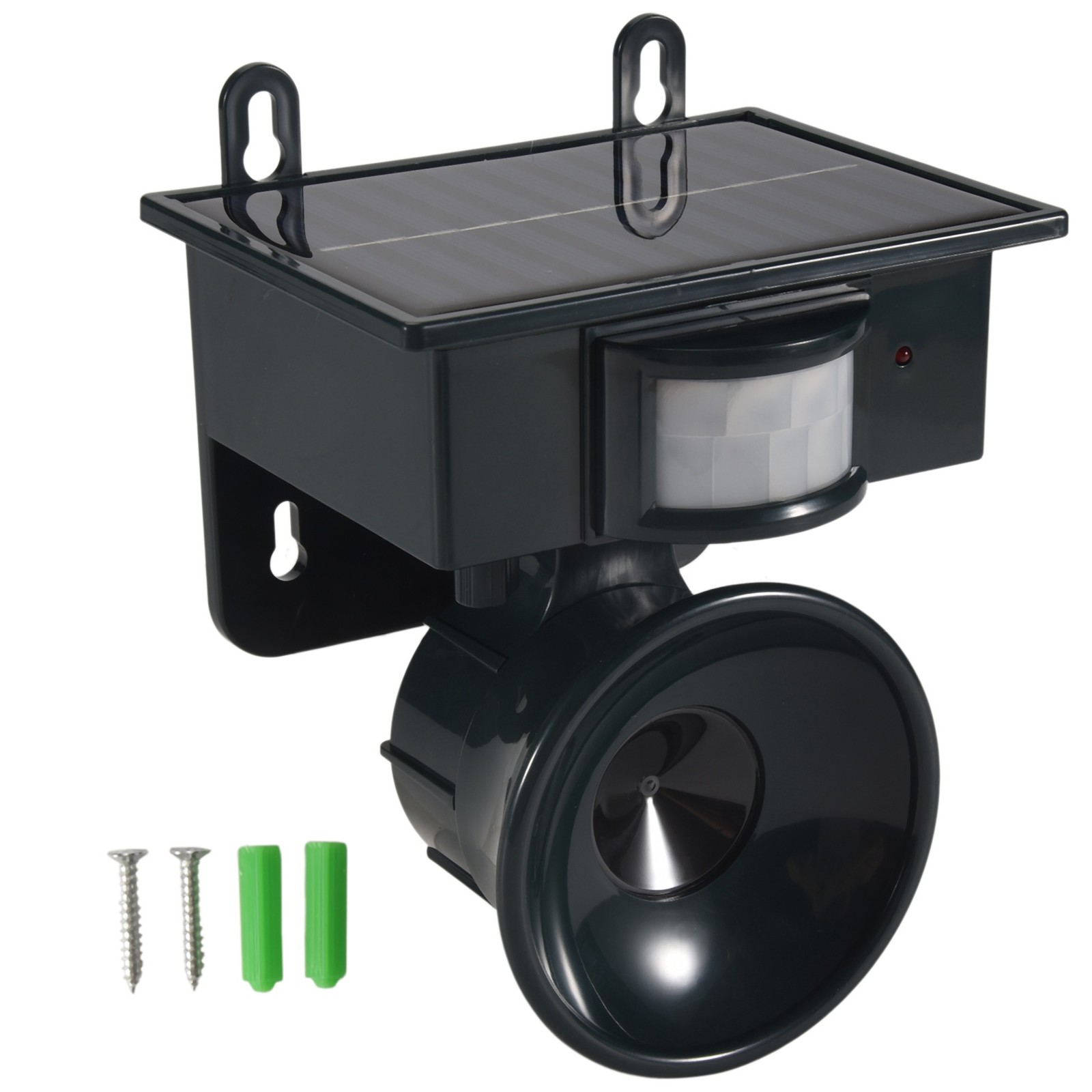 Ultrasonic PIR Outdoor Solar Animal Bird Dog Repeller Repellent Scarer I8S6