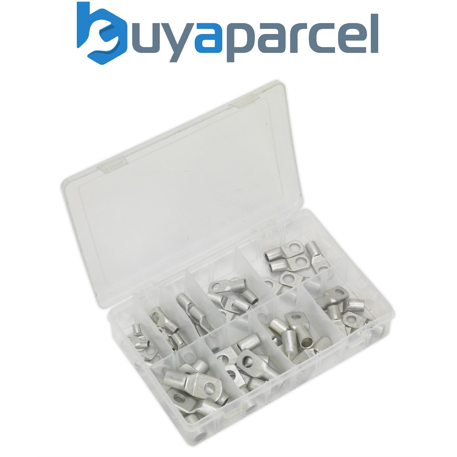Sealey AB016CT Copper Lug Terminal Assortment 52pc