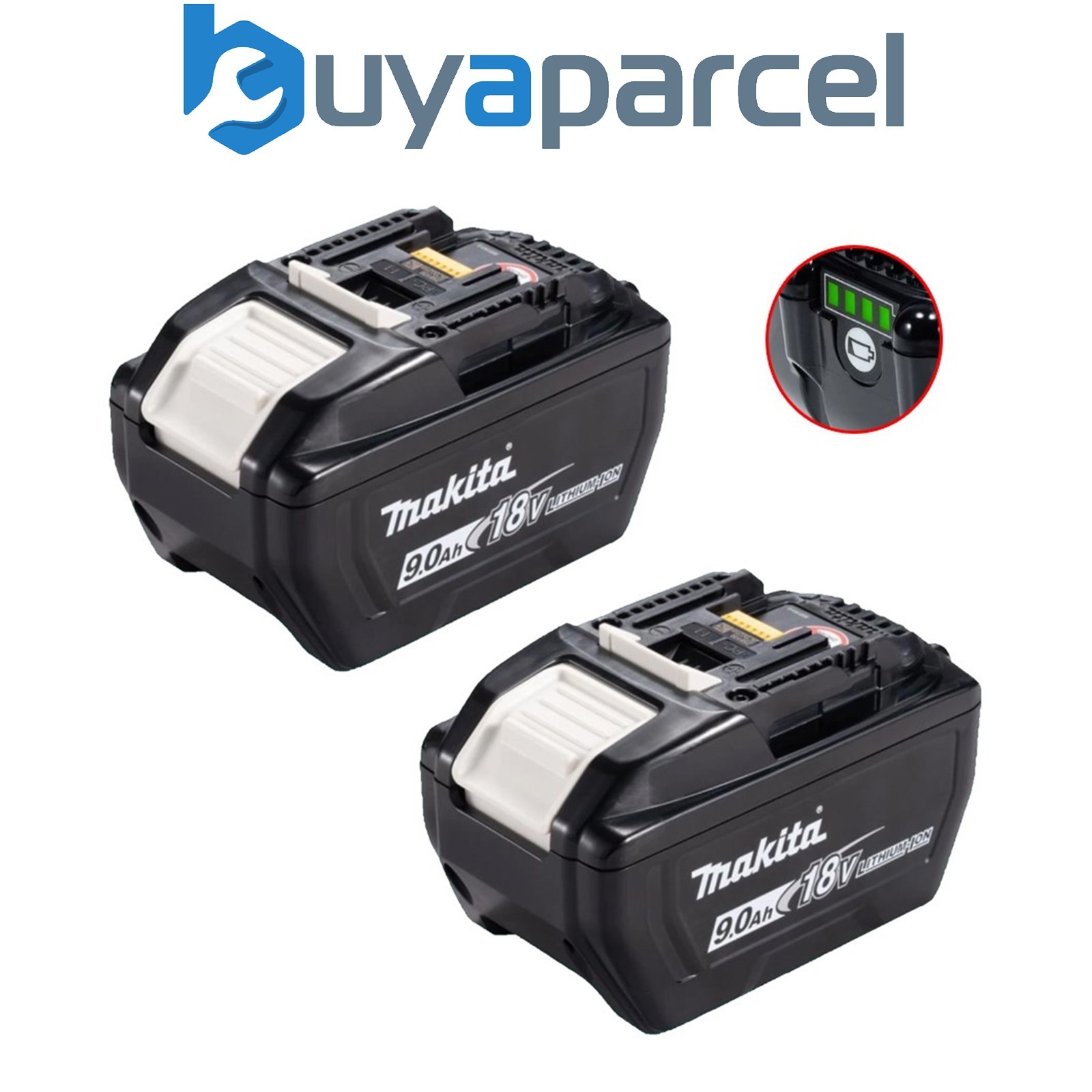 2x Makita 18V 9.0Ah Li-Ion LXT Battery BL1890 9AH Star Battery 1915H4-0 Genuine