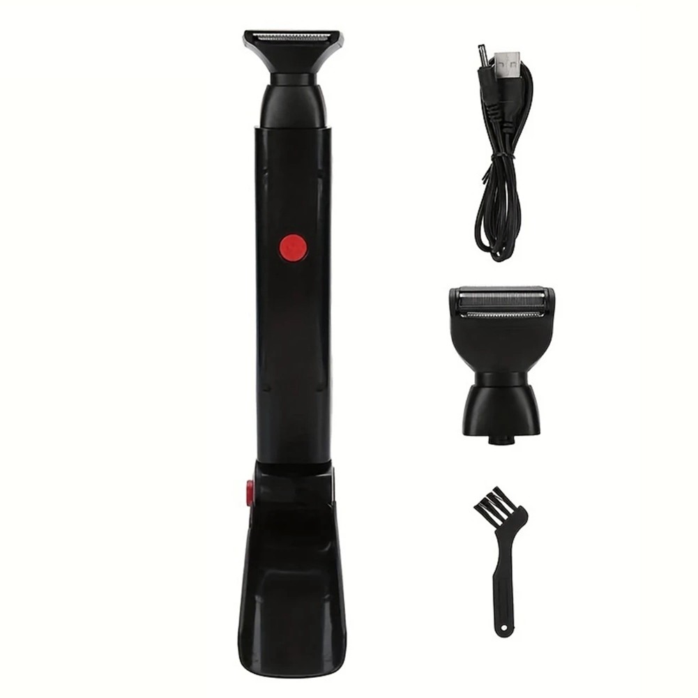 Electric Back Shaver 2 in 1 Hair Trimmer Hair Removal Men Body6479