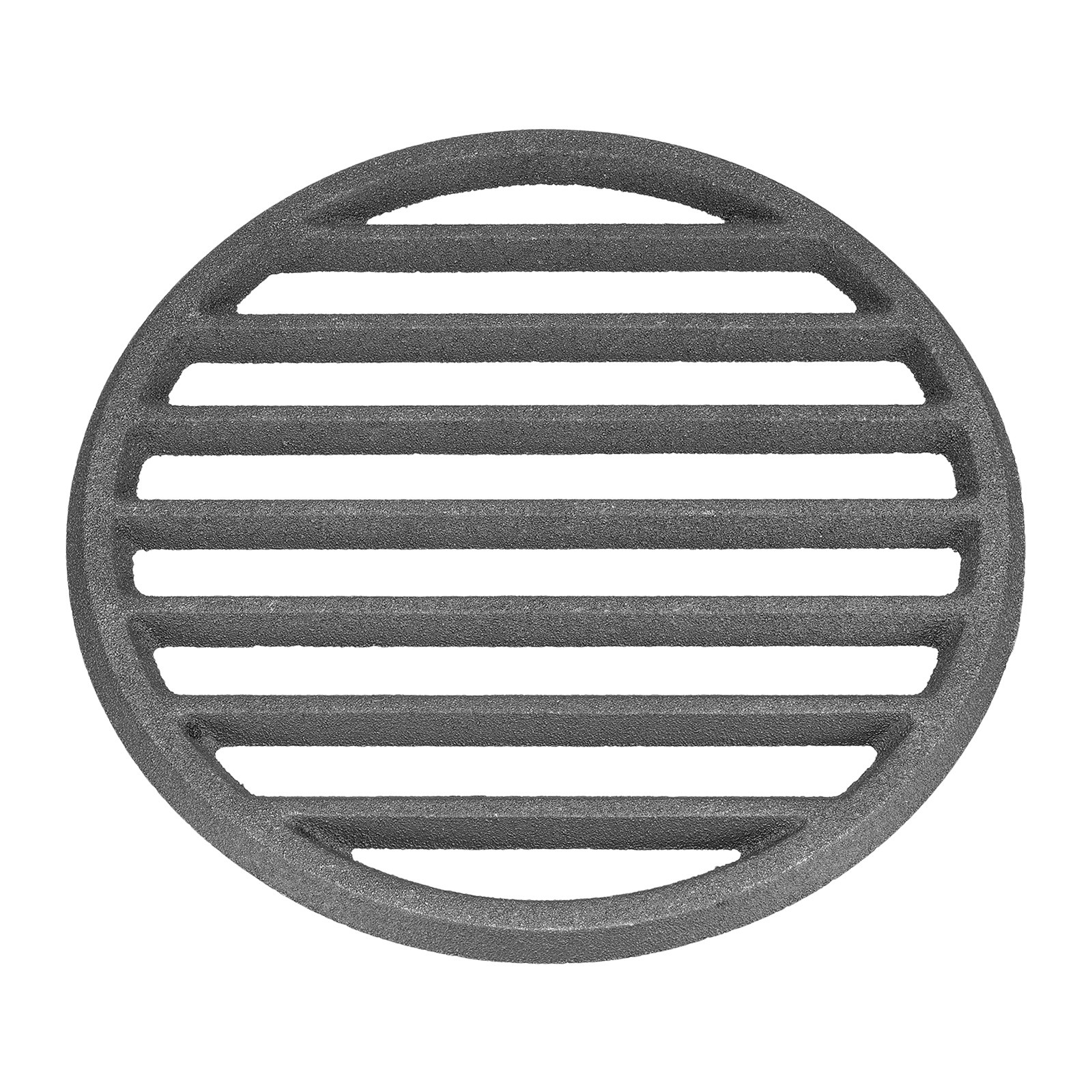 Cast Iron Bottom Fire Grate 8.6" OD Round BBQ High Heat Charcoal Plate