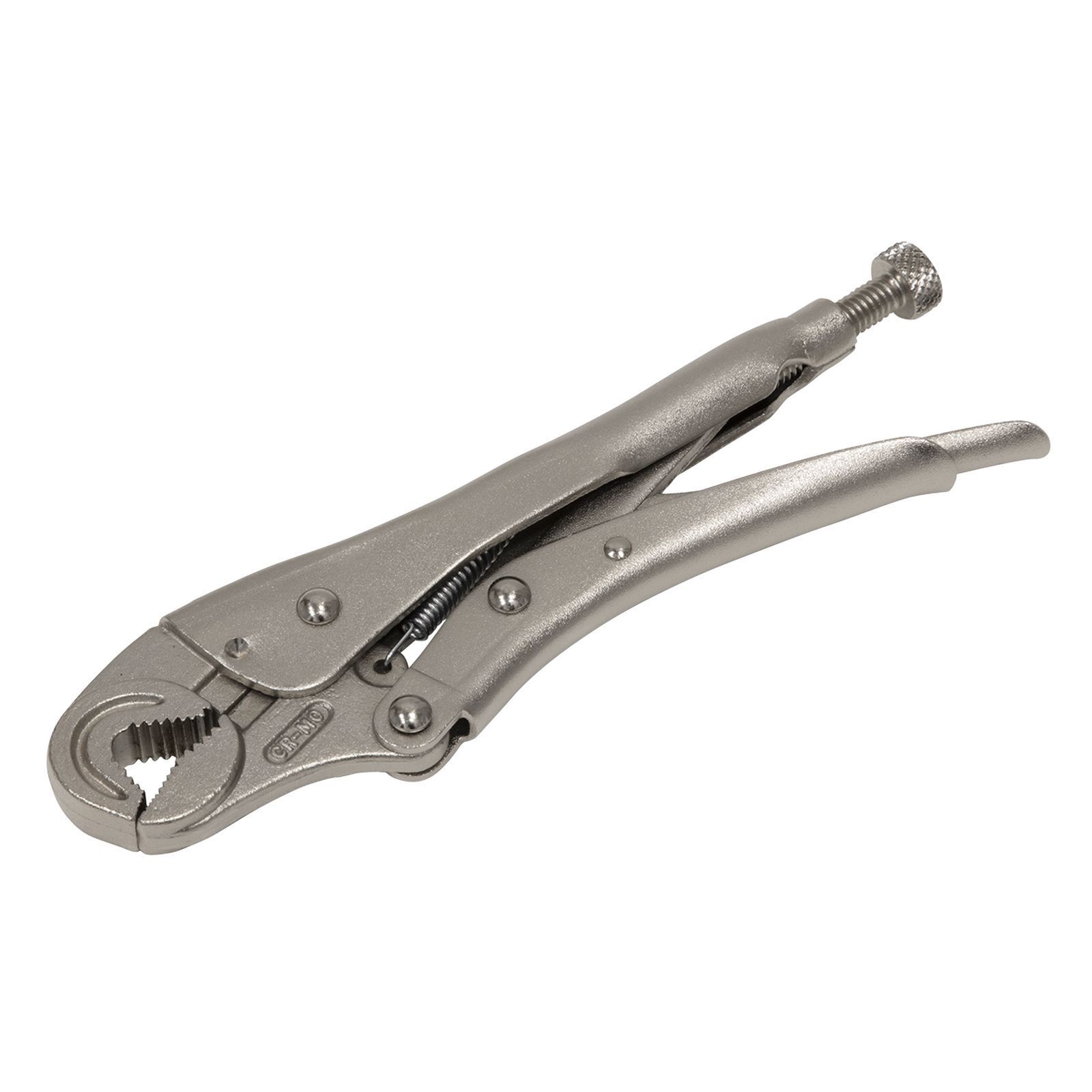 Sealey Locking Pliers Round Jaws 195mm 0-35mm Capacity - AK6871