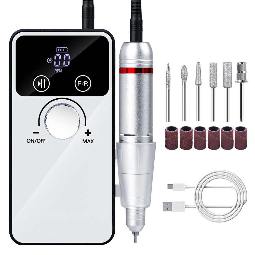 Portable Electric Nail Drill V5 Professional Nail Grinder Pen Rechargeable5785