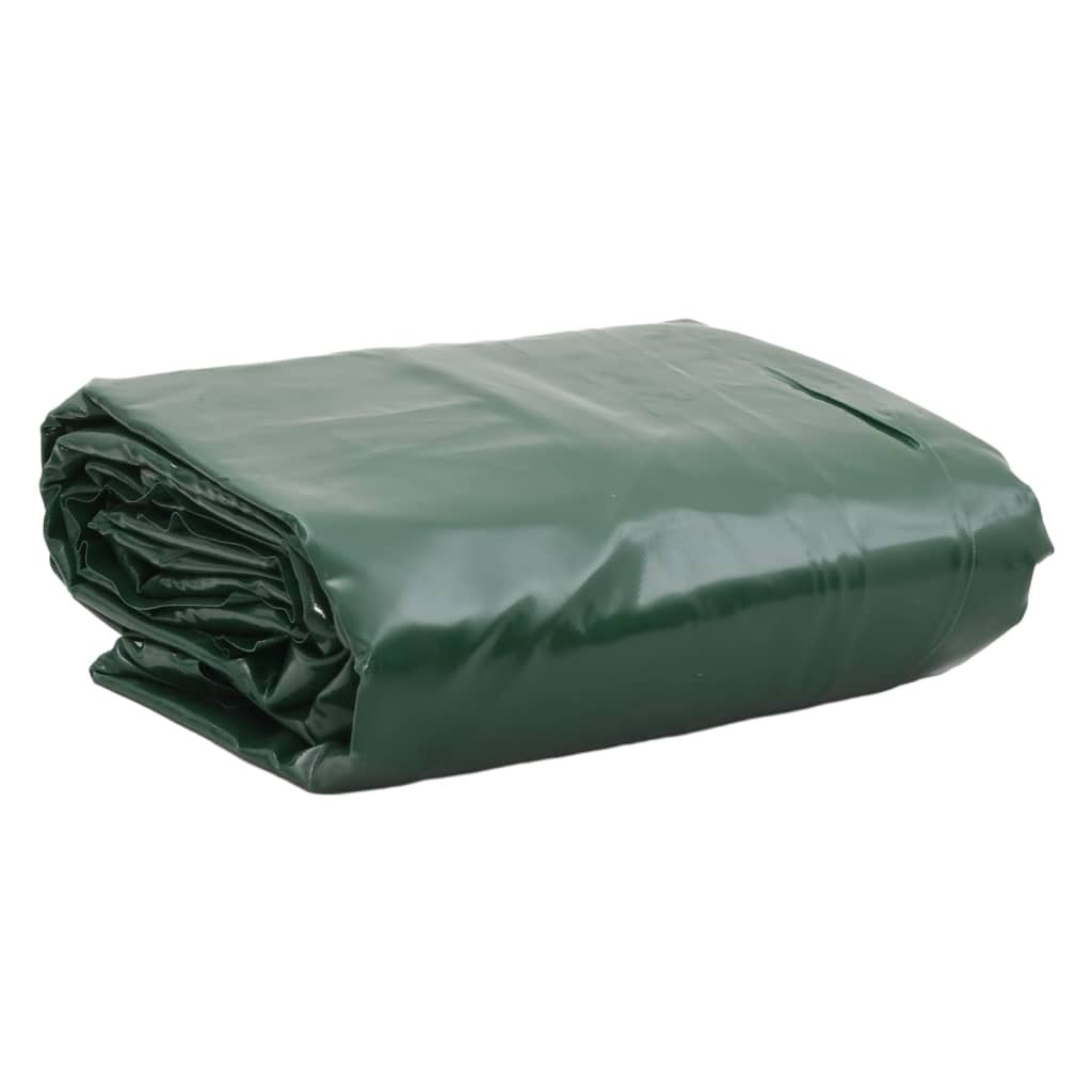 Tarpaulin Cover Ground Sheet Waterproof Camping Tarp Green 650 g/m² vidaXL