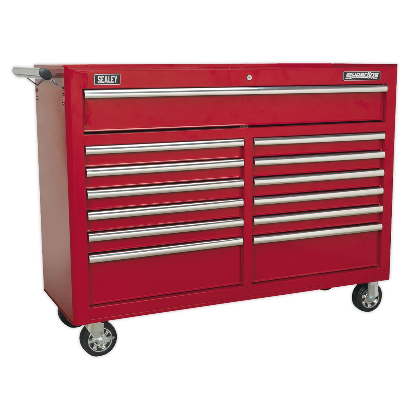Sealey Rollcab 13 Drawer with Ball Bearing Runners - Red - Part No. AP5213T
