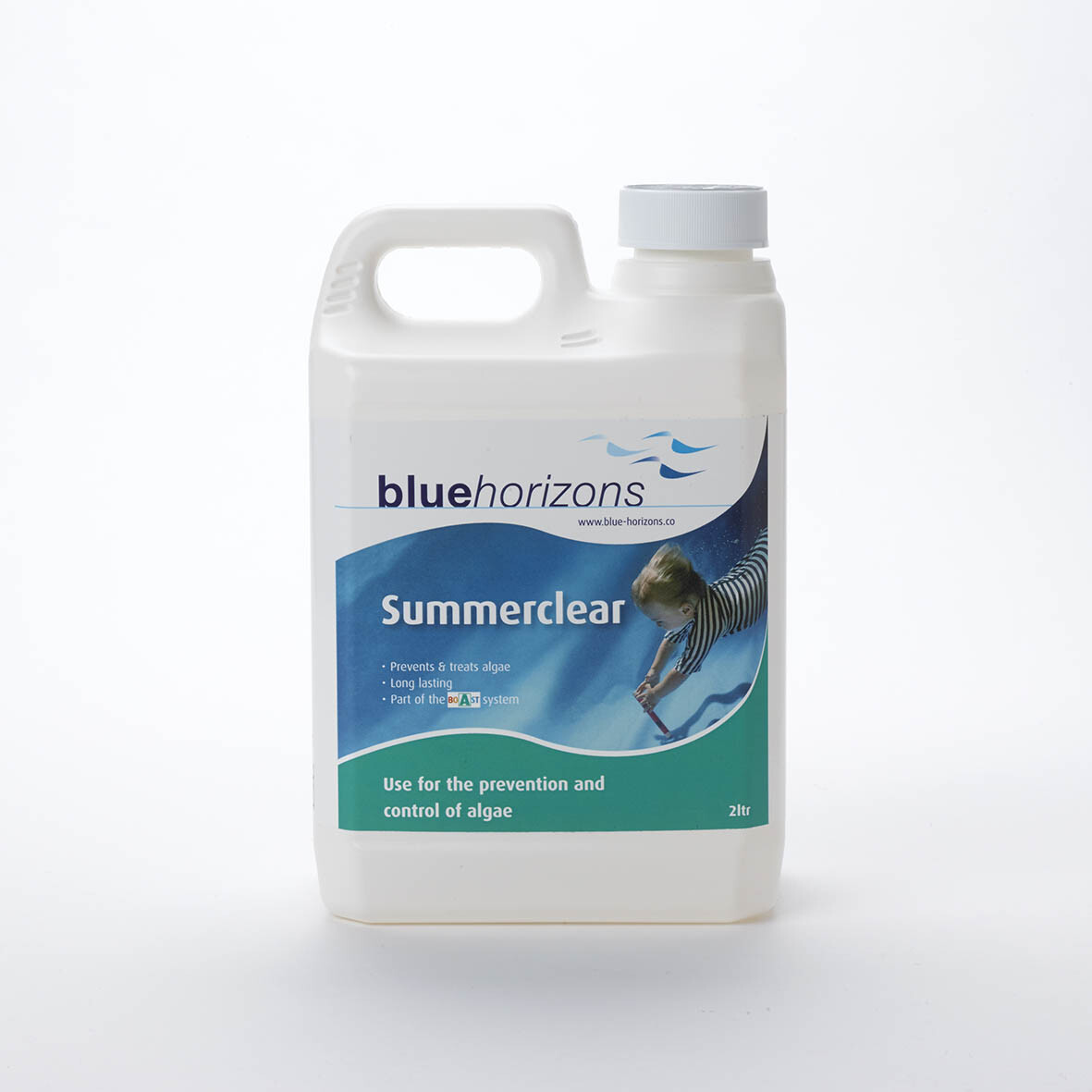 Summerclear Algaecide for Swimming Pools Blue Horizon 2 Litre