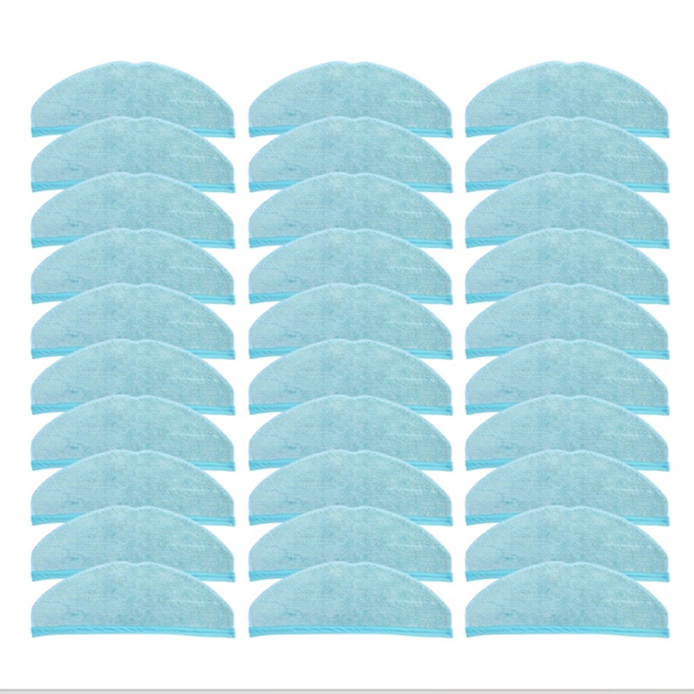 30 Pcs Mop Cloth Pads for 8090 Ultra / 9090 Robot Vacuum Cleaner Rag8700