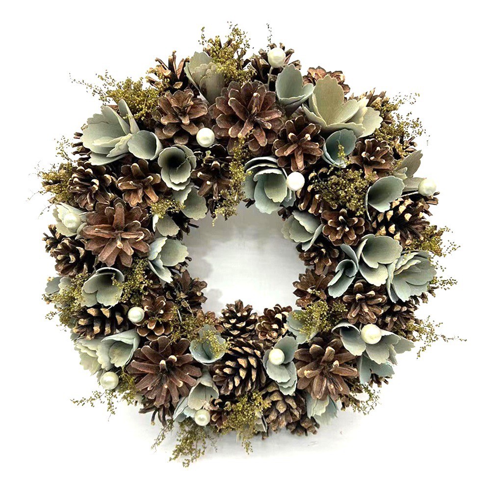 Christmas Wreath, Green, Decorations for Wedding Party Living Room Dining1117