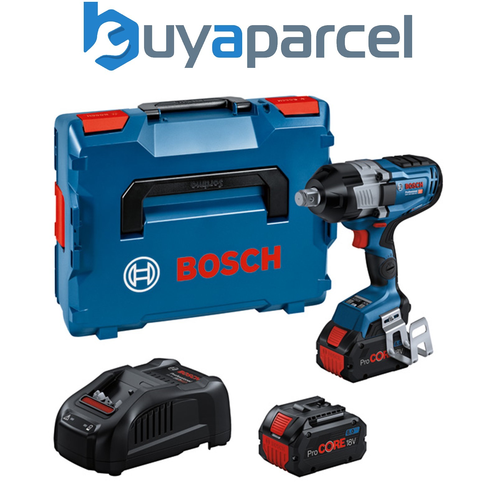 Bosch PRO 18v Cordless Impact Wrench GDS 18V-1600 HC L-Boxx 136 06019M1070