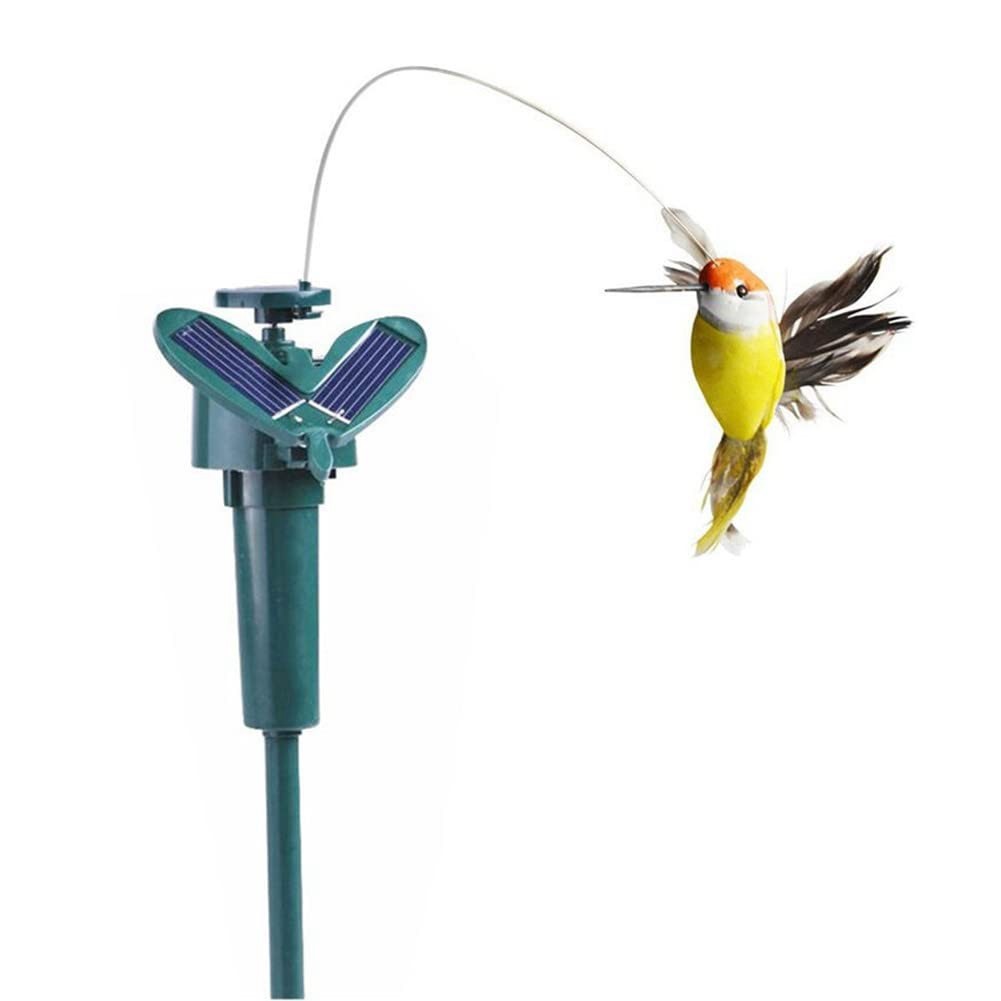 5X(Solar Powered Flying Bird, Solar or Battery Powered Realistic Birds5711