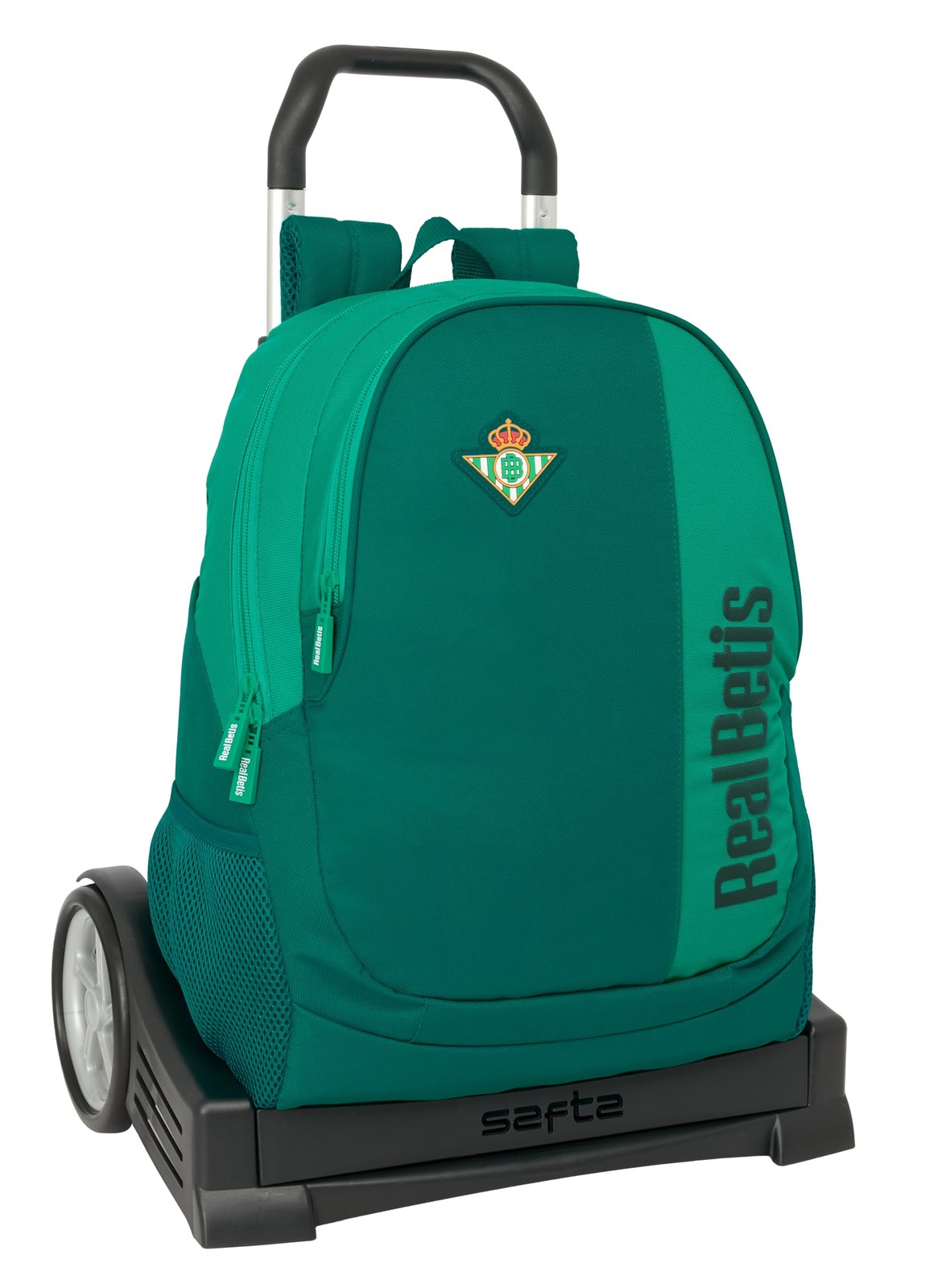 Safta Real Betis Balompié – Backpack, Ergonomic Backpack, with Evolution Trolley