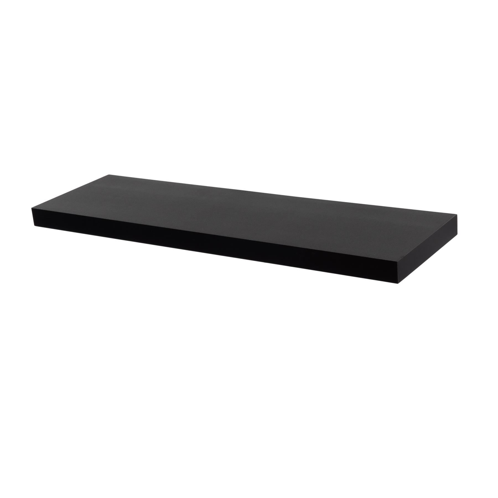 Modern Floating Shelf Wall Mounted Living Room Bedroom Office Storage 80cm Black