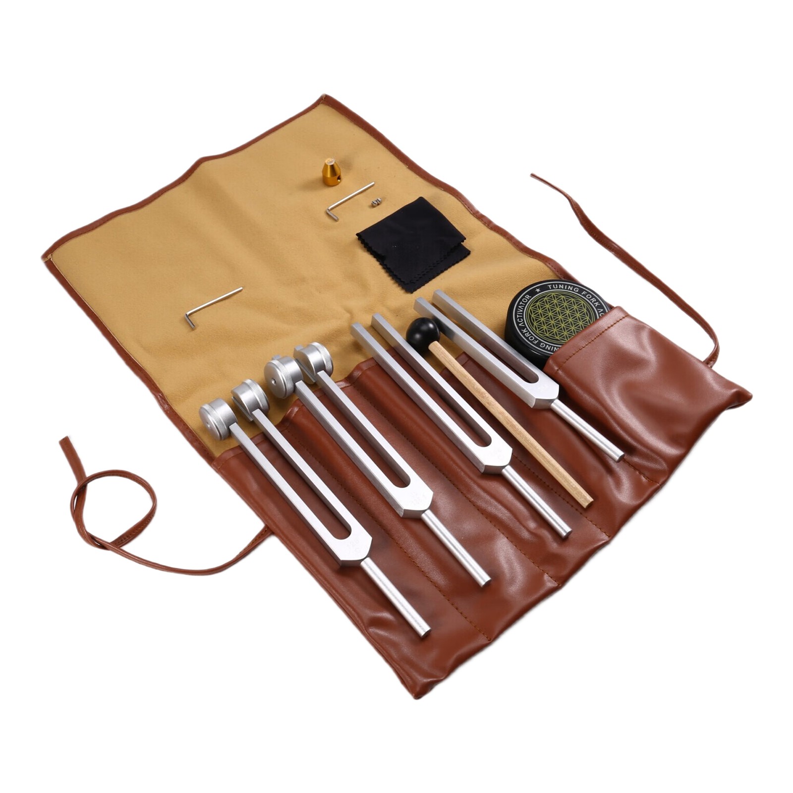 Tuning Forks 128Hz, 136.1Hz, 256Hz, 384Hz forHealing,Sound Therapy,Keep6141