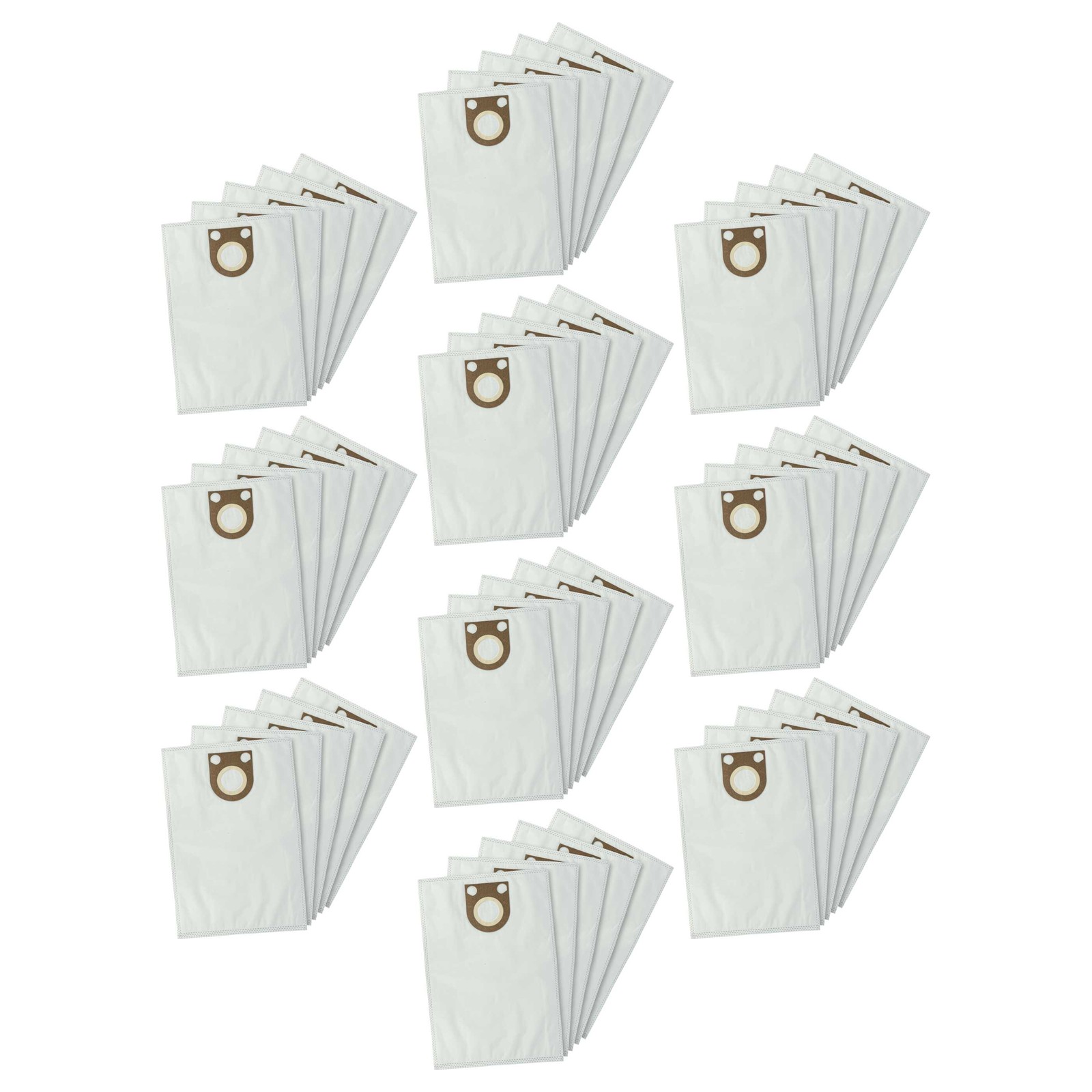 50 Hoover Dust Bags for Bosch GAS 20 L GAS 15 PS GAS 20 L SFC GAS 15 L GAS 20
